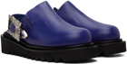 Toga Virilis Blue Pin-Buckle Loafers