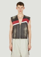 Eytys Harper Graphic Vintage Sleeveless Jacket