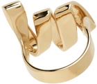 JW Anderson Gold Ribbon Ring