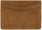 RRL Tan Roughout Suede Card Holder