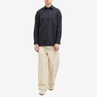 Jil Sander Men's Heavy Cotton Shirt in Navy