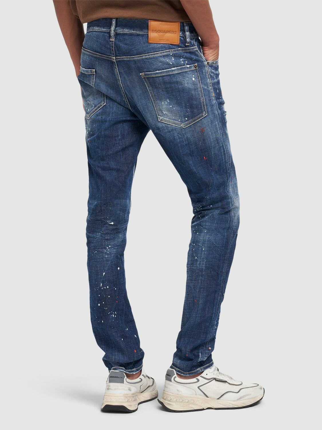 パンツ DSQUARED2 COOL GUY JEAN DSQUARED2 Distressed COOL GUY JEAN Pearl Kick Ass Jeans