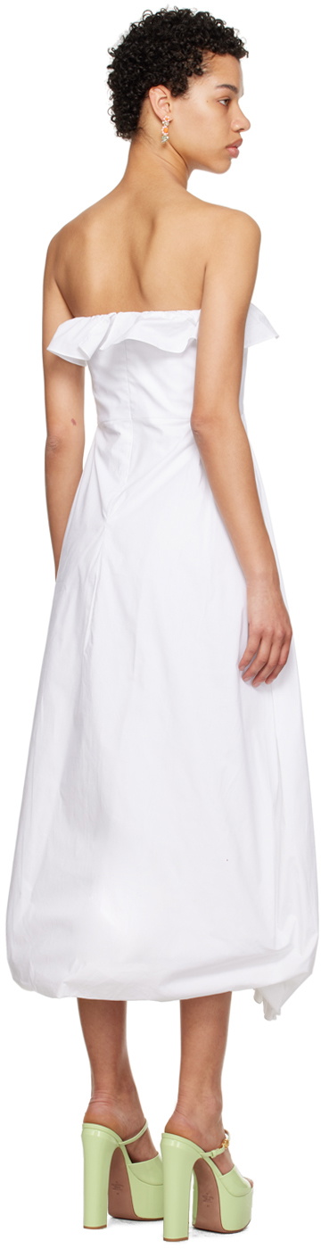 Kika Vargas White Sylvia Maxi Dress Kika Vargas