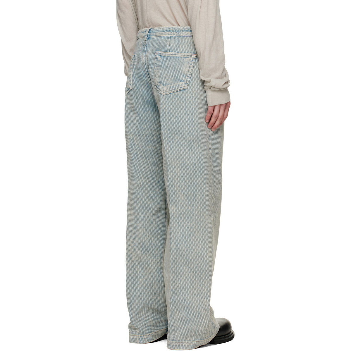 Rick Owens Blue Tower Geth Jeans