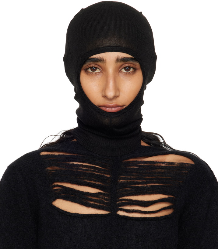 Photo: Rick Owens Black Concordians Skull Balaclava
