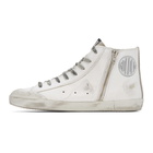 Golden Goose White Texas Patch Francy Sneakers