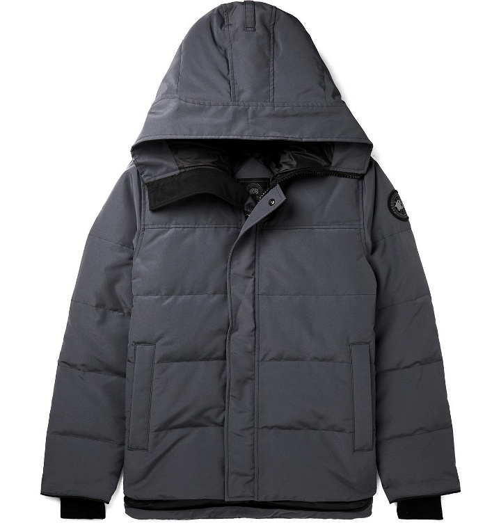 Photo: CANADA GOOSE - Black Label MacMillan Quilted Arctic Tech Hooded Down Parka - Gray