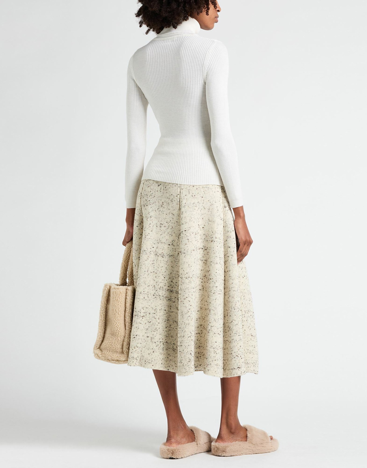 Crossley Womens Turtleneck Ivory