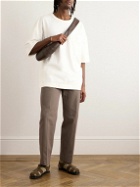 LEMAIRE - Oversized Cotton and Linen-Blend Jersey T-Shirt - Neutrals
