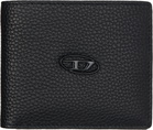 Diesel Black Bi Fold Coin S Wallet