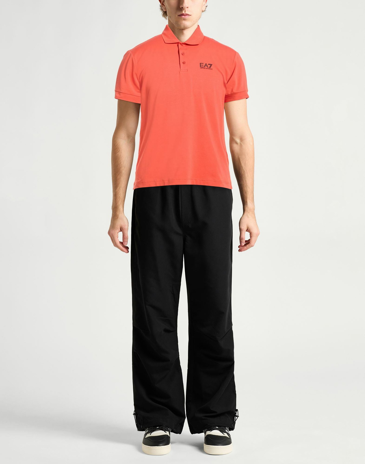 Ea7 Mens Polo shirt in Orange