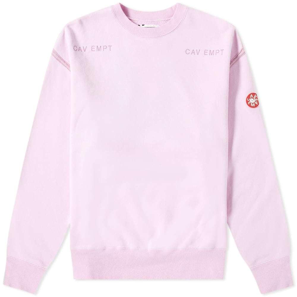 Cav Empt Disappearance Crew Sweat Pink Cav Empt