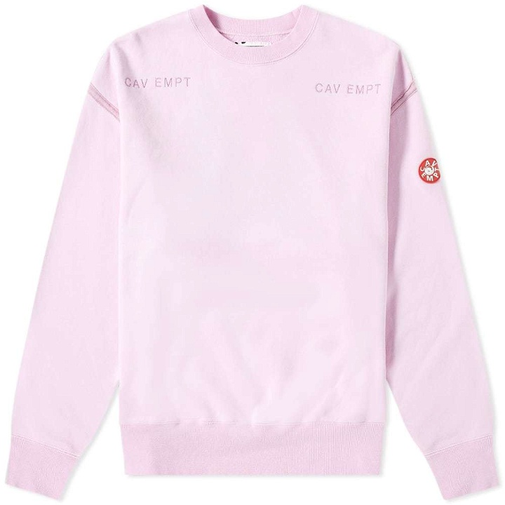 Photo: Cav Empt Disappearance Crew Sweat Pink
