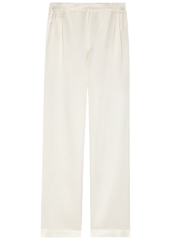 Photo: Delos Gilbert Silk Trousers Ivory
