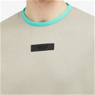 Fear of God ESSENTIALS Men's Spring Tab Detail Sweatshirt in Seal