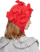 Comme des Garçons Girl Red Bow Bonnet Hood