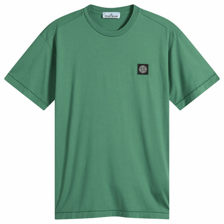 Photo: Stone Island Men's Patch Logo T-Shirt in Malachite