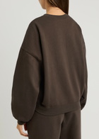Frame Travel Cotton-blend Sweatshirt Dark Brown