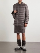 Rick Owens - Moncler Quilted Padded Shell Down Jacket - Brown