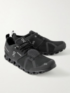 ON - Cloud Waterproof Mesh and Ripstop Running Sneakers - Black