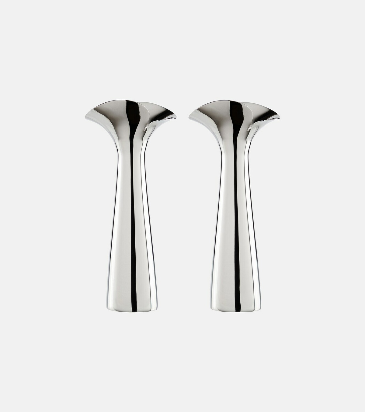 Georg Jensen Bloom Botanica set of 2 candle holders by Helle Damkjær