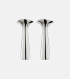 Georg Jensen Bloom Botanica set of 2 candle holders by Helle Damkjær