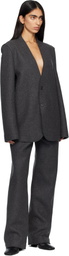 MARIE ADAM-LEENAERDT Gray Base Classic Trousers