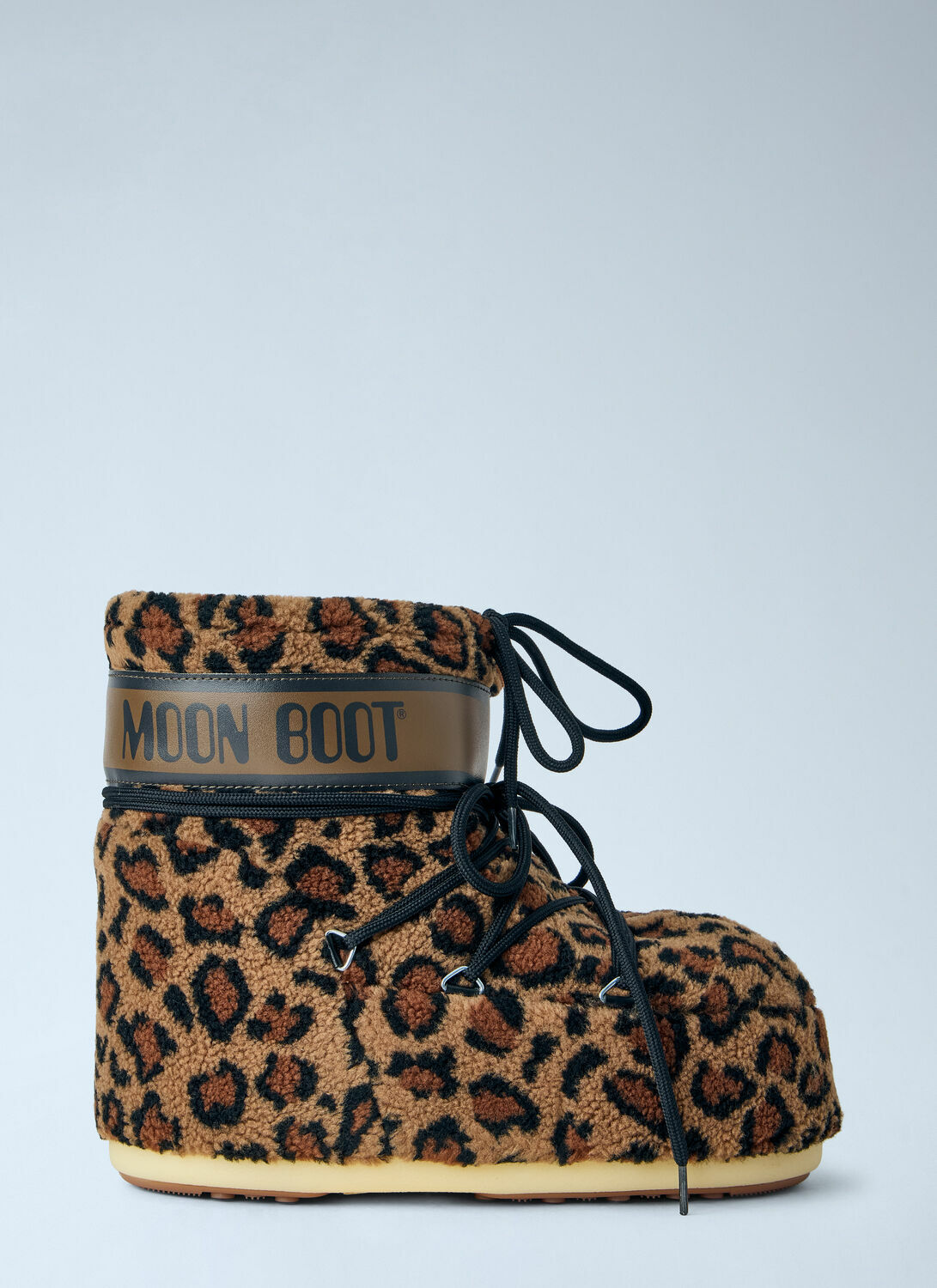 Moon Boot Icon Low Fleece Leopard Boots