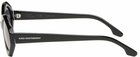 Kiko Kostadinov Black Octavia Sunglasses