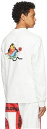 Bethany Williams White The Magpie Project Edition AOC Long Sleeve T-Shirt