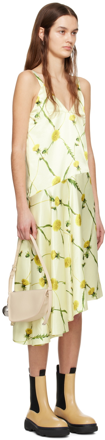 Burberry Yellow Dandelion Midi Dress Burberry
