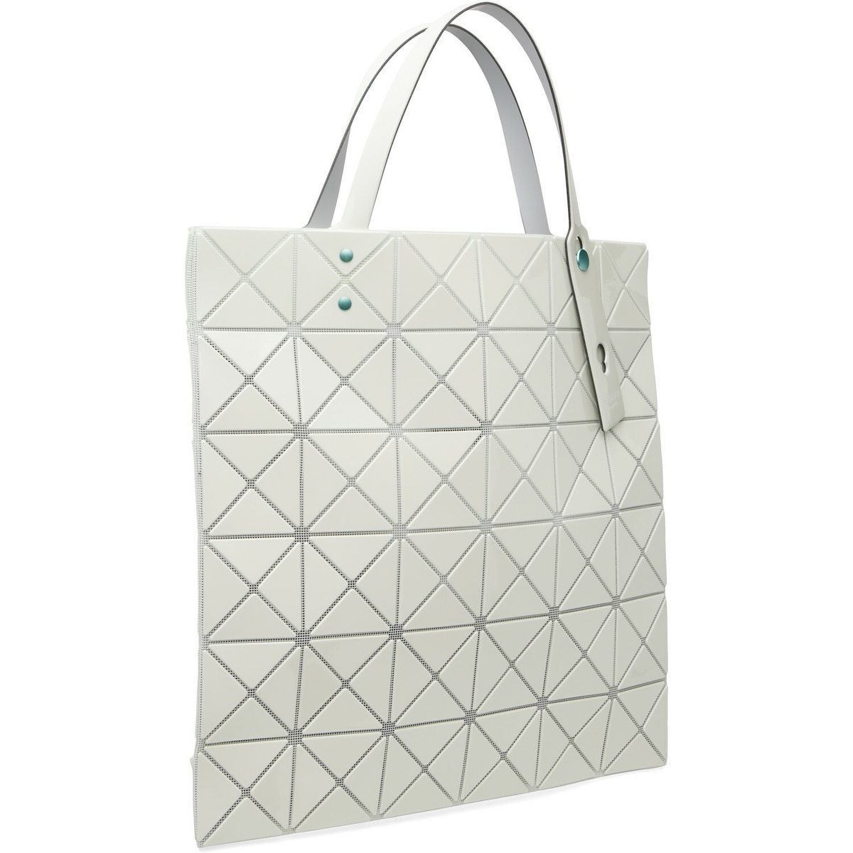 BAO BAO ISSEY MIYAKE Green Lucent One-Tone Tote