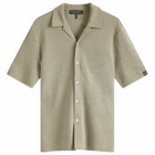 Rag & Bone Men's Jacquard Avery Short Sleeve Shirt in Vetiver