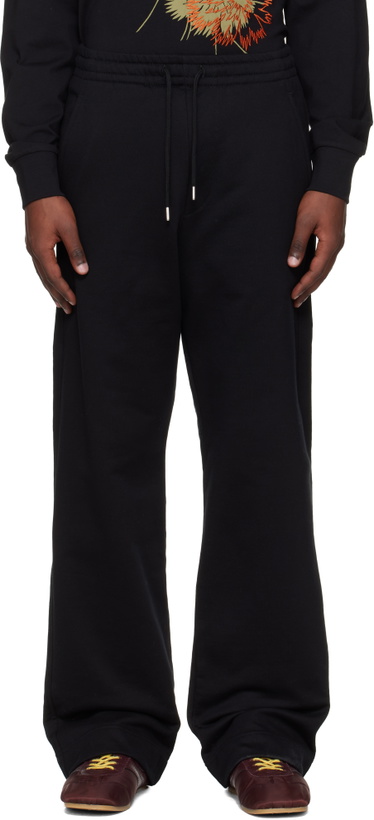 Photo: Dries Van Noten Black Drawstring Sweatpants