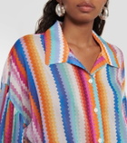 Missoni Mare Zig Zag cotton-blend shirt
