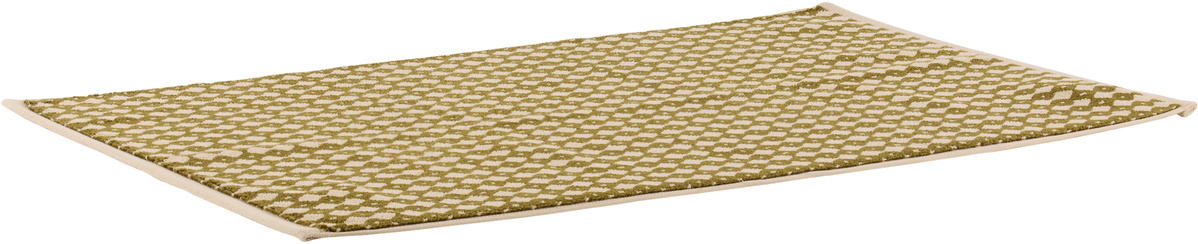 Autumn Sonata Beige & Khaki Alessandra Williams Edition Hanna Bath Mat