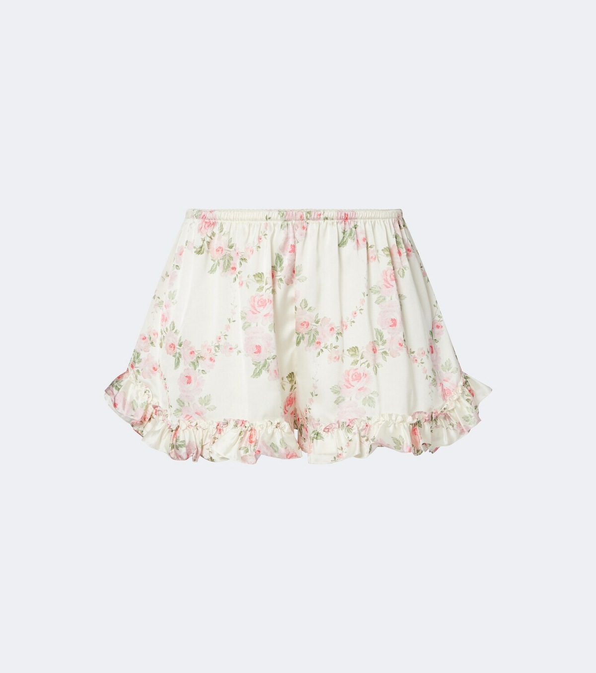 Simone Rocha Floral ruffled shorts