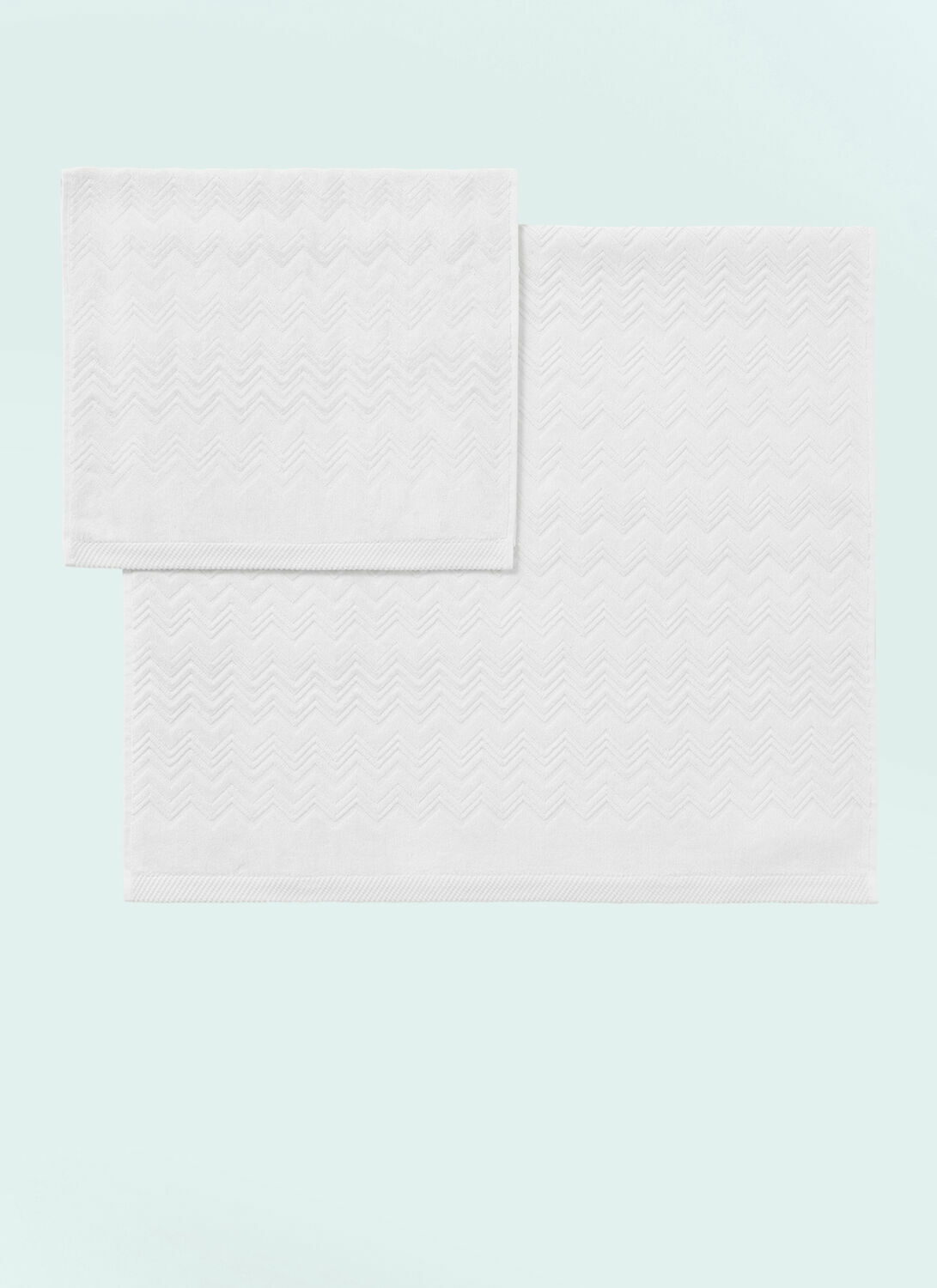 Missoni Set Of Two Chalk Towels
