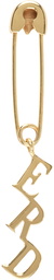 Enfants Riches Déprimés Gold 'ERD' Safety Pin Earring