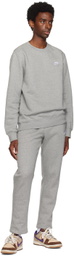 Nike Gray Embroidered Sweatpants