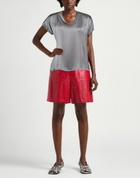 Manila Grace Womens Top in Grey
