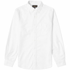 Beams Plus Men's Button Down Oxford Shirt in White