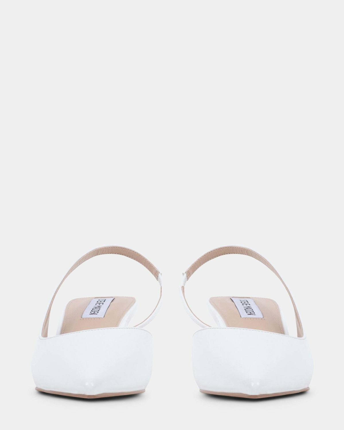 Steve Madden Devour Heels in White Patent