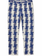 SMR Days - Carbo Straight-Leg Textured-Cotton Trousers - Blue