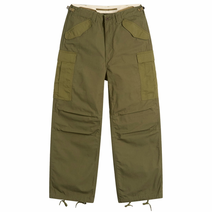 Photo: Nanamica Men's Cargo Trousers in Olive Drab