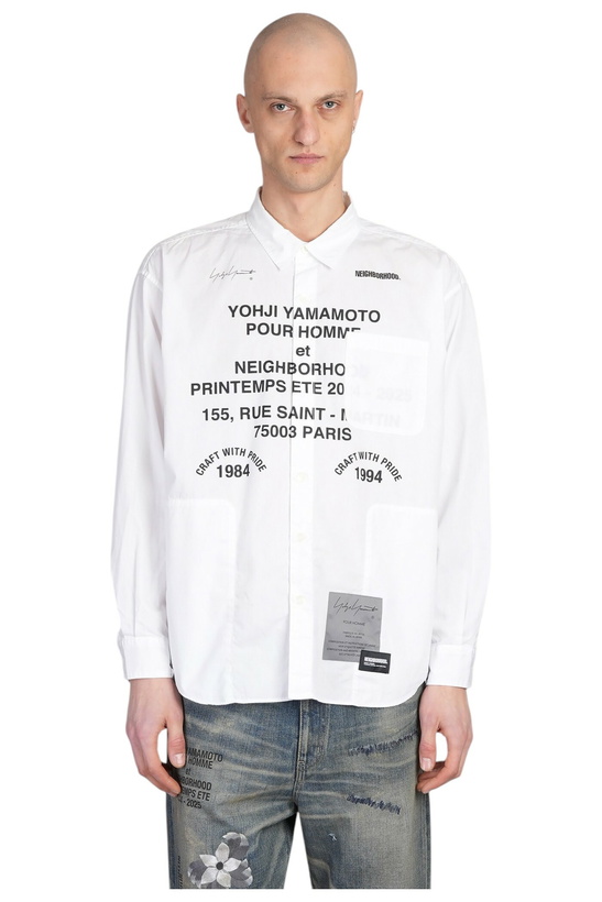 Photo: Yohji Yamamoto Shirt In White Cotton