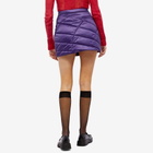 Daniëlle Cathari Women's x Woolrich Quilted Mini Skirt in Dark Violet