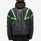 Balenciaga Men's Oversized Biker Jacket in Black