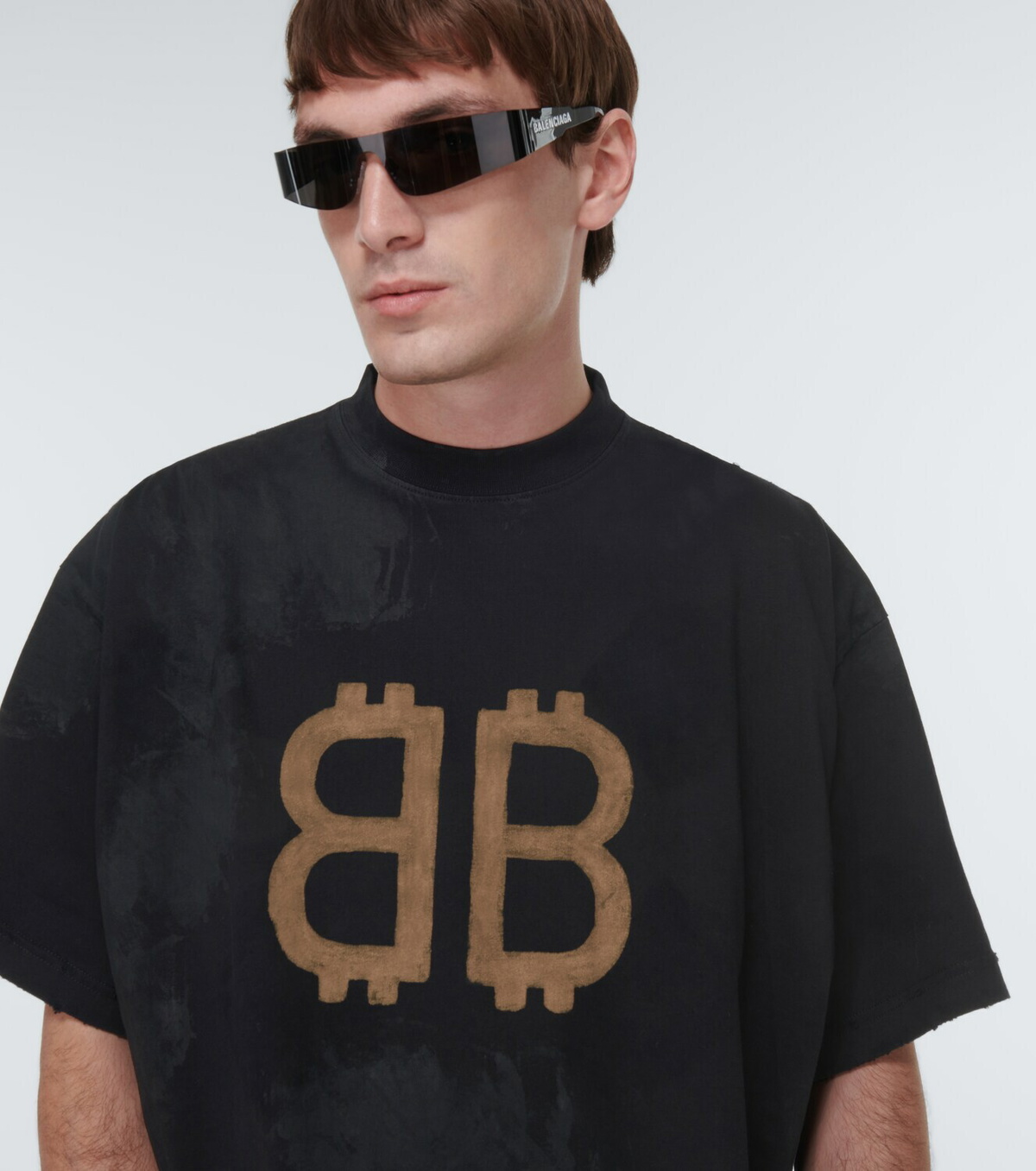 【Balenciaga】 SkaterコットンジャージTシャツ Balenciaga Skater Oversized T-shirt White メンズ - FW23 - JP