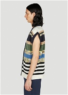 Soulland - Alert And Fresh Sleeveless Cardigan in Multicolour